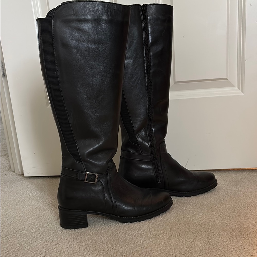 Eric Michael - like new! Elegant Black Knee-High Women's Boots